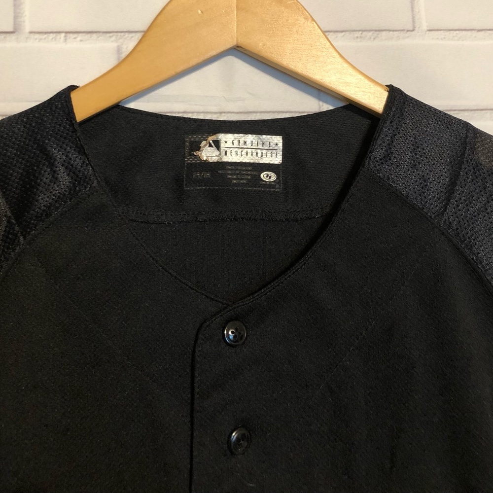 Vintage Los Angeles Dodgers Men's True Fan Black Embroidered MLB Baseball Jersey - Picture 10 of 11